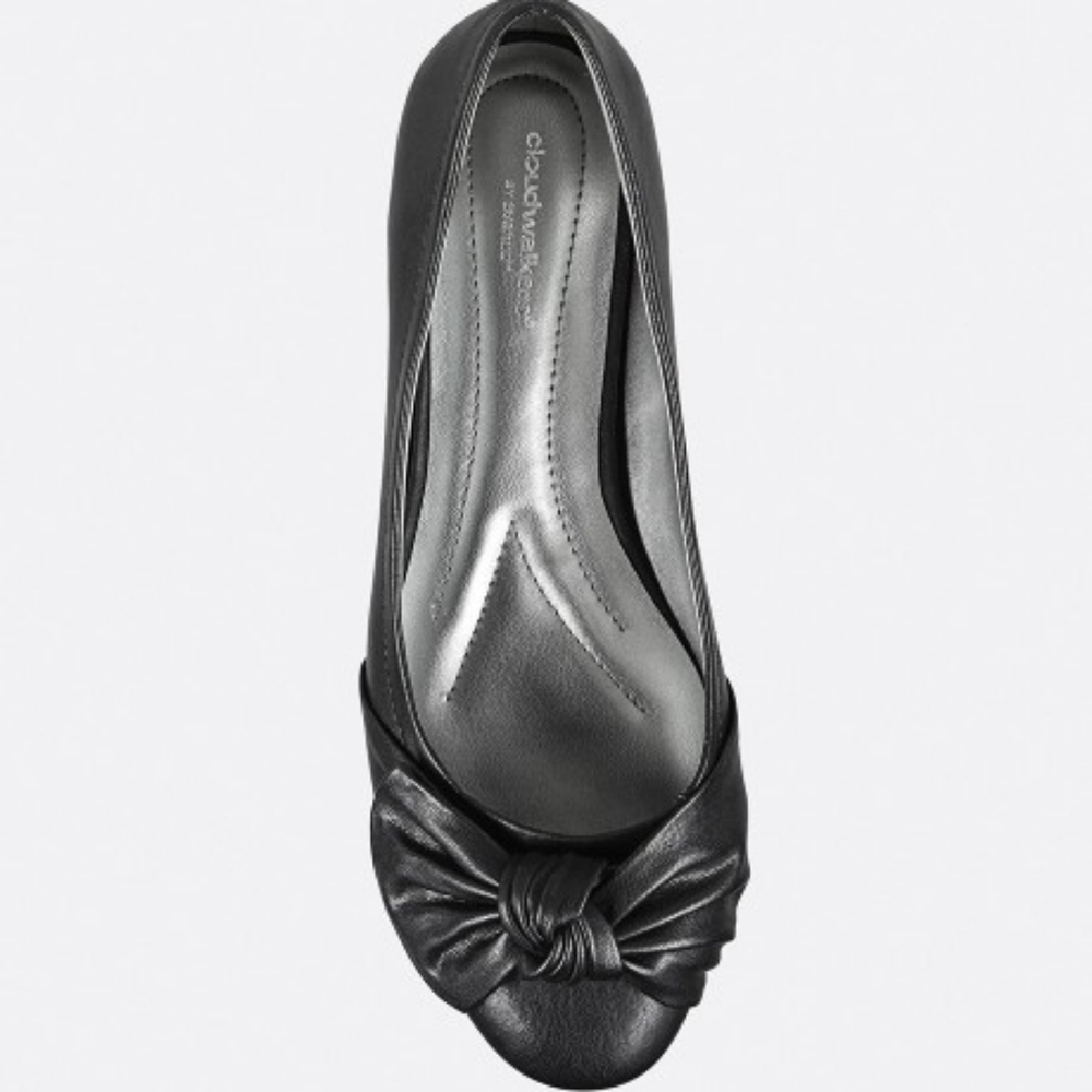 Cloud walkers® Black Paulette Flats 12W
